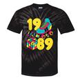 1989 Retro Raised In The 80s Old School Nostalgia Vibes Tie-Dye T-Shirts Black Tie-Dye