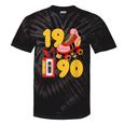 1990 Retro Raised On 90s Music Old School Nostalgia Punk Tie-Dye T-Shirts Black Tie-Dye