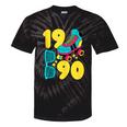 1990 Retro Raised In The 90s Old School Nostalgia Vibes Tie-Dye T-Shirts Black Tie-Dye