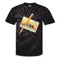 80's 90's Retro Music Party Costume Nostalgia Cassette Tie-Dye T-Shirts Black Tie-Dye