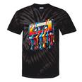 80s 90s Retro Party Costume Nostalgia Cassette Tie-Dye T-Shirts Black Tie-Dye