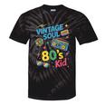 80’s Kid Nostalgia Retro Music Lover Retro 1980s Throwback Tie-Dye T-Shirts Black Tie-Dye