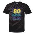 80s Nostalgia Retro Humor So Glad I Grew Up In The 80s Tie-Dye T-Shirts Black Tie-Dye