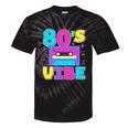 80's Vibe Retro Style Cassette Tape Nostalgia 1980s Party Tie-Dye T-Shirts Black Tie-Dye