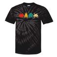 80s Video Game Nostalgia Retro Vintage Arcade Novelty Tie-Dye T-Shirts Black Tie-Dye