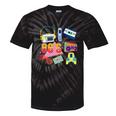 80's Vintage Cassette Tape Nostalgia Mixtape Era 1980s Retro Premium Tri-Blend Tie-Dye T-Shirts Black Tie-Dye