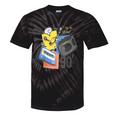 90s Retro Cassette And Walkman Nostalgia Graphic Tee Tie-Dye T-Shirts Black Tie-Dye