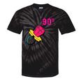 90’s Ring Retro Nostalgia Colorful Throwback Tie-Dye T-Shirts Black Tie-Dye