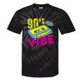 90's Vibe Retro Style Cassette Tape Nostalgia 1990s Party Tie-Dye T-Shirts Black Tie-Dye 90's Vibe Retro Style Cassette Tape Nostalgia 1990s Party Tie-Dye T-Shirts Black Tie-Dye
