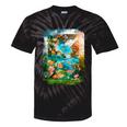 Aqua In The Skies Frutiger Aero Tie-Dye T-Shirts Black Tie-Dye