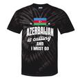 Azerbaijan Lover Saying Azeri Nostalgia Tie-Dye T-Shirts Black Tie-Dye