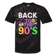 Back To The 90's Mixtape Era Nostalgia Retro 1990 90's Style Premium Tri-Blend Tie-Dye T-Shirts Black Tie-Dye