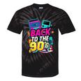 Back To The 90s Nostalgia Cassette Game Console Boombox Tie-Dye T-Shirts Black Tie-Dye