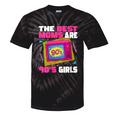 The Best Moms Are 90s Girls 90s Aesthetic Mom Nostalgia Tie-Dye T-Shirts Black Tie-Dye