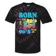 Born In The 80's But 90's Made Me Nostalgia Cassette Tape Tie-Dye T-Shirts Black Tie-Dye