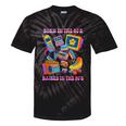 Born In The 80s Raised In The 90s Nostalgia Retro Memories Tie-Dye T-Shirts Black Tie-Dye