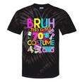 Bruh This Is My 70's Costume Nostalgia Mixtape 1970s Party Tie-Dye T-Shirts Black Tie-Dye