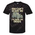 You Can't Scare Me I'm From The 1900s Retro Vintage Car Tie-Dye T-Shirts Black Tie-Dye