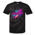Cowabunga Retro 80s 90s Nostalgia Slang Neon Grunge Art Tie-Dye T-Shirts Black Tie-Dye