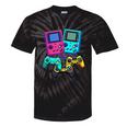 Eighties Console Controller Gaming Player Gadget Nostalgia Tie-Dye T-Shirts Black Tie-Dye Eighties Console Controller Gaming Player Gadget Nostalgia Tie-Dye T-Shirts Black Tie-Dye