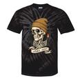 Elder Emo Skeleton Beanie Nostalgia Scene Aesthetic Tie-Dye T-Shirts Black Tie-Dye