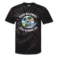 Elder Millennials Embracing 90s CDs Nostalgia Vibes Tie-Dye T-Shirts Black Tie-Dye