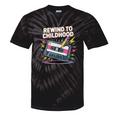 Elder Millennials Embracing 90s Rewind Nostalgia Vibes Tie-Dye T-Shirts Black Tie-Dye