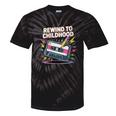 Elder Millennials Embracing 90s Rewind Nostalgia Vibes Tie-Dye T-Shirts Black Tie-Dye