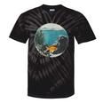 Fish Bowl Frutiger Aero Y2K Retro Vibes Tie-Dye T-Shirts Black Tie-Dye