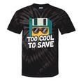 Floppy Disk Retro Tech Nostalgia Old School Computing Humor Tie-Dye T-Shirts Black Tie-Dye