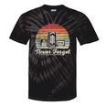 Never Forget Retro Nostalgia Vintage Cassette Tie-Dye T-Shirts Black Tie-Dye