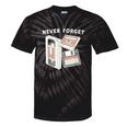 Never Forget VHS Tape Cassette Floppy Disk Nostalgia 80s 90s Tie-Dye T-Shirts Black Tie-Dye