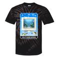 Frutiger Aero Aesthetic Tech Computer Aquarium Tarot Card Tie-Dye T-Shirts Black Tie-Dye
