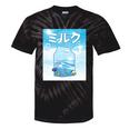 Frutiger Aero Aesthetic Tech Kawaii Milk Underwater Fishes Tie-Dye T-Shirts Black Tie-Dye