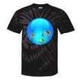 Frutiger Aero Aesthetic Tech Orb Fishes Raglan Baseball Tee Tie-Dye T-Shirts Black Tie-Dye