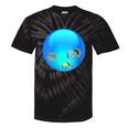 Frutiger Aero Aesthetic Tech Orb Fishes Tie-Dye T-Shirts Black Tie-Dye
