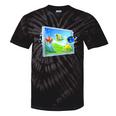 Frutiger Aero Fish Tie-Dye T-Shirts Black Tie-Dye