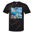Frutiger Aero Retro Vibes Premium Tri-Blend Tie-Dye T-Shirts Black Tie-Dye