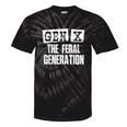Gen X The Feral Generation Generation X Gen Xer Nostalgia Tie-Dye T-Shirts Black Tie-Dye
