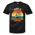 Gen X Slide Strong Generation X Gen Xer Nostalgia Tie-Dye T-Shirts Black Tie-Dye