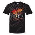 Hotrod Vintage Style Car Nostalgia Hotrod Distressed Premium Tri-Blend Tie-Dye T-Shirts Black Tie-Dye