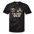 I’m This Old Retro Tech Nostalgia For 70s 80s Premium Tri-Blend Tie-Dye T-Shirts Black Tie-Dye