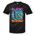 Be Kind Rewind 90s VHS Nostalgia Retro Tie-Dye T-Shirts Black Tie-Dye