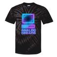 Lofi Reverie Analog Dreams Pixel 90s Desktop VHS Nostalgia Tie-Dye T-Shirts Black Tie-Dye