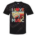 I Love 70's Music Retro Style Nostalgia Cassette 1970s Party Tie-Dye T-Shirts Black Tie-Dye