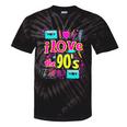 I Love The 90'S 90s Nostalgia Premium Tri-Blend Tie-Dye T-Shirts Black Tie-Dye