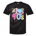 I Love 90's Retro Style Nostalgia Vibe 1990's Party Tie-Dye T-Shirts Black Tie-Dye