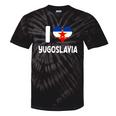 I Love Yugoslavia Proud Yugoslav Nostalgia Saying Tie-Dye T-Shirts Black Tie-Dye