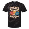 Lunch Boxes With Stickers Lunch Box Nostalgia Retro Tie-Dye T-Shirts Black Tie-Dye