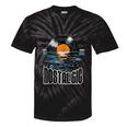 Music Old School Nostalgia Record Tie-Dye T-Shirts Black Tie-Dye